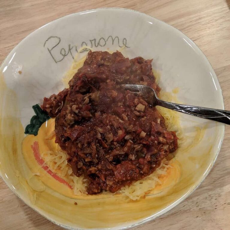 Spaghetti Squash Bolognese